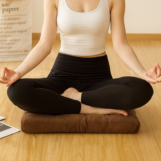 Coussin yoga | Ergonomique - SportZenFit